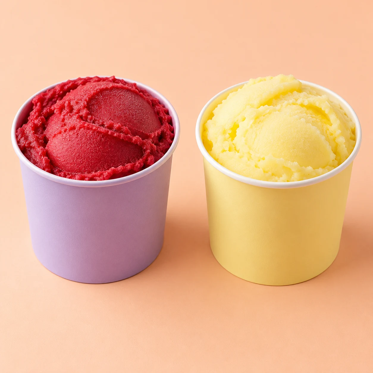 Fruit sorbet duo